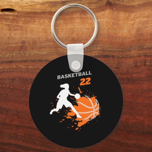 Sketll Fever Women's Sketll Team Number 22  キーホルダー (正面)