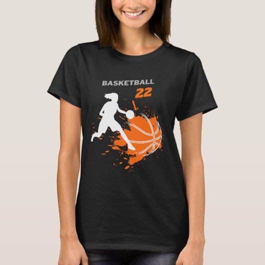 Sketll Fever Women's Sketll Team Number 22  Tシャツ (正面)