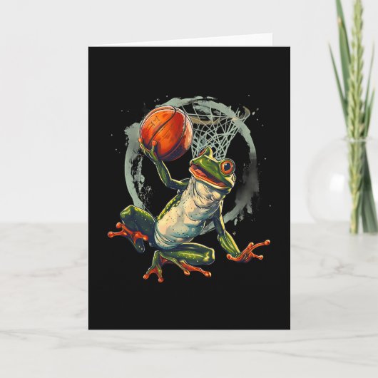 Sketll Frog Toad Slam Dunk Artwork Sketll Hoop カード (正面)
