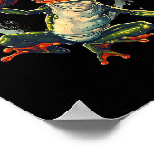 Sketll Frog Toad Slam Dunk Artwork Sketll Hoop  ポスター (角)