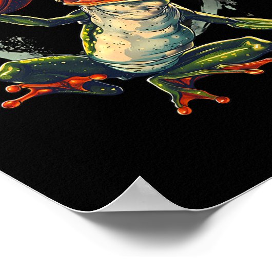 Sketll Frog Toad Slam Dunk Artwork Sketll Hoop  ポスター (角)