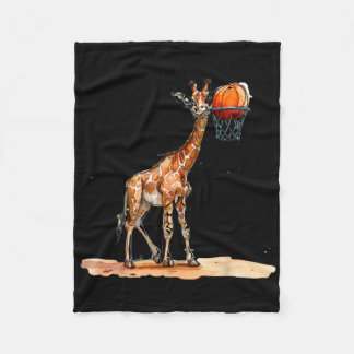 Sketll Giraffe Sketll Player Artwork Slam Dunk  フリースブランケット