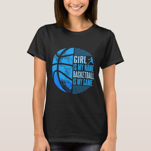 Sketll Girl Sketll Player Girls  Tシャツ (正面)