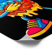 Sketll Ice Cream Drip Boys Girls Cute Dabbing Game ポスター (角)