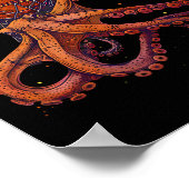 Sketll Octopus Sketll Lover Artwork Slam Dunk  ポスター (角)