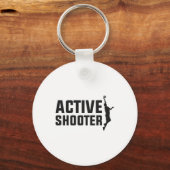 Sketll Player Active Shooter Sketll Lovers Men Wom キーホルダー (正面)