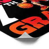 Sketll Player Student Playing School Game On 7th G ポスター (角)