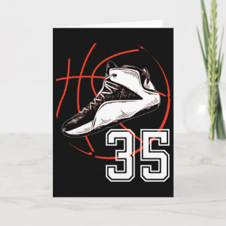 Sketll Shoes 35th Birthday Party Gift 35 Sports Lo カード