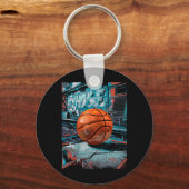 Sketll Street Art Graffiti Design Urn Hip Hop Styl キーホルダー (正面)