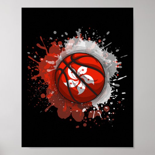 Sketll With Hong Kong Flag  ポスター (正面)