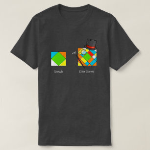 Skewb対Elite Skewb Tシャツ