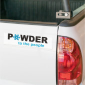 ski バンパーステッカー (トラック上)