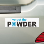 ski バンパーステッカー (車上)