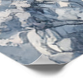 Ski Adventure on Mountain Slope ポスター (角)