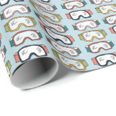 Ski and Snowboard Goggles Gift Wrap ラッピングペーパー (ロールコーナー)