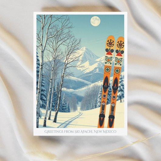 Ski Apache New Mexico Sierra Blanca USAポストカード ポストカード