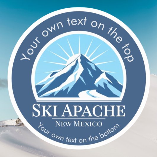 Ski Apache New Mexico ski resort シール