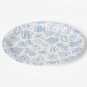 Ski Bachelorette Last Toast On The Slopes ペーパープレート (アングル)