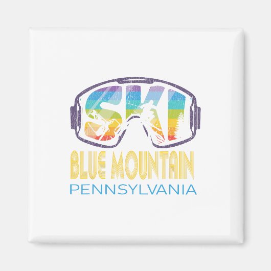 Ski Blue Mountain Pennsylvania Skiing Vacation  マグネット (正面)