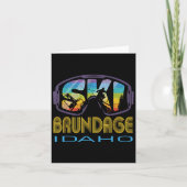 Ski Brundage Idaho Skiing Vacation カード (正面)