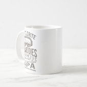 Ski Buddies Papa Skiing Goggles Snowboarding Grand コーヒーマグカップ (正面左)