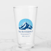 Ski Butternut Basin Massachusetts ski resort glass タンブラーグラス (正面)