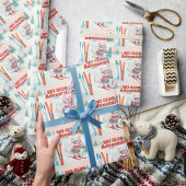 Ski Club Après Bébé  Arctic Fox ラッピングペーパー