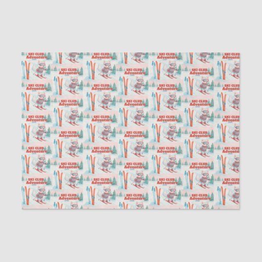 Ski Club Après Bébé  Arctic Fox 薄葉紙 (正面)