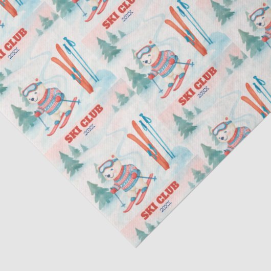 Ski Club Après Bébé  Polar Bear  薄葉紙 (詳細)