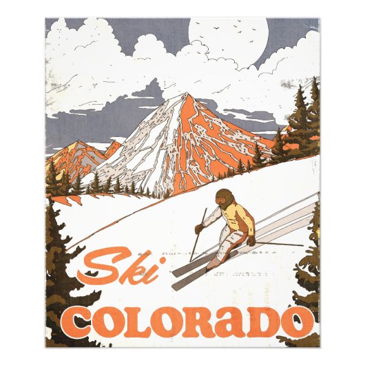 Ski Colorado フォトプリント (正面)