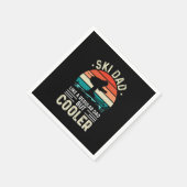 Ski Dad スタンダードカクテルナプキン (角)