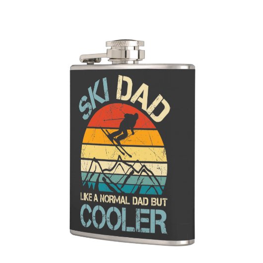 Ski Dad | Father's Day Gift | Hobbies フラスク (左)