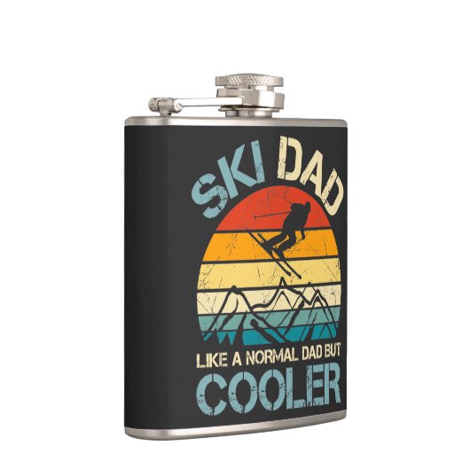 Ski Dad | Father's Day Gift | Hobbies フラスク (右)