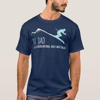Ski Dad Funny Cute Winter Skiing Gift Tシャツ