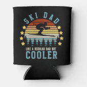 Ski Dad Like a Regular Dad But Cooler Funny 缶クーラー (正面)