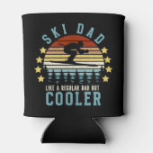 Ski Dad Like a Regular Dad But Cooler Funny 缶クーラー (裏面)