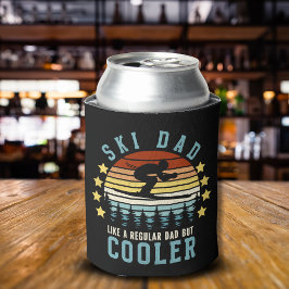 Ski Dad Like a Regular Dad But Cooler Funny 缶クーラー