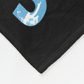 Ski Dinosaur Winter Sport Skier Dino Funny Skiing  フリースブランケット (角)