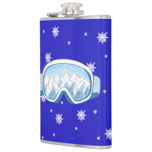 Ski Goggles Snowflake Dance   フラスク (左)