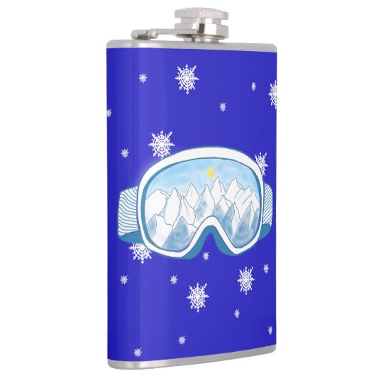 Ski Goggles Snowflake Dance   フラスク (右)