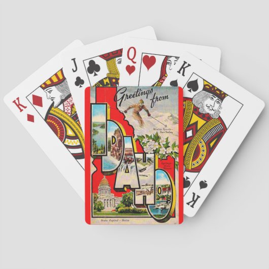 Ski Idaho - Sun Valley Playing Cards トランプ (裏面)