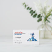 Ski Instructor Business Card 名刺 (スタンド正面)