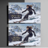 Ski Instructor Woman Alpine 名刺