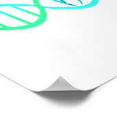 Ski Jumper Dna Ski Jumping Skier Athlete Skiing Wi ポスター (角)