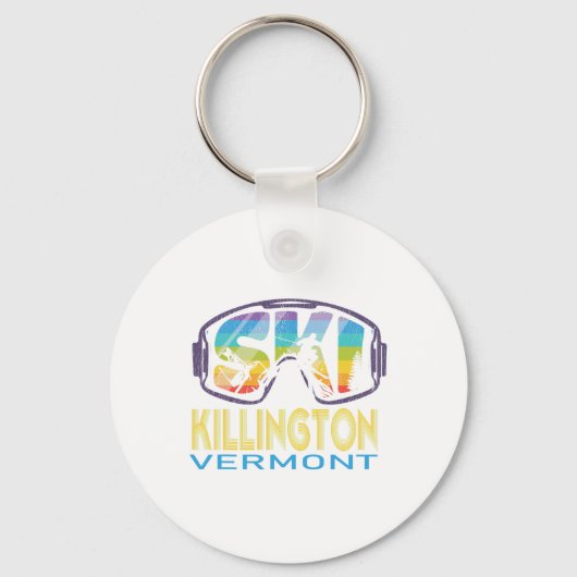Ski Killington Vermont Skiing Vacation キーホルダー (正面)