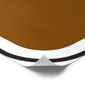 Ski Lift Symbol Rustic Winter Sports Icon ポスター (角)