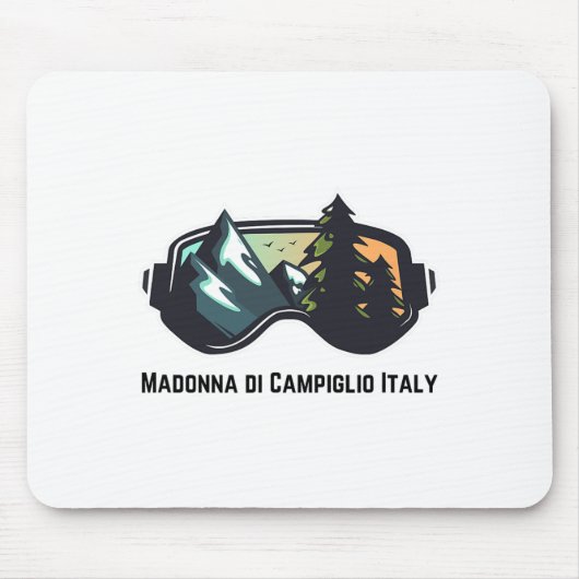 Ski Madonna Di Campiglio Italy Mountain Skiing T M マウスパッド (正面)