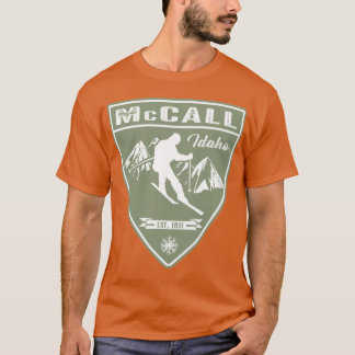 Ski McCall Idaho Tシャツ