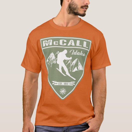 Ski McCall Idaho Tシャツ (正面)