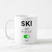 Ski mode-on コーヒーマグカップ (左)